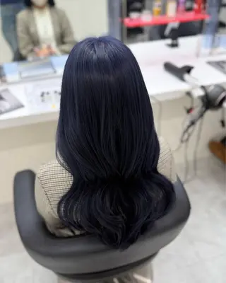 ロング カラー 韓国風暗髪🐈‍⬛ KOUMI🪽のヘアスタイル