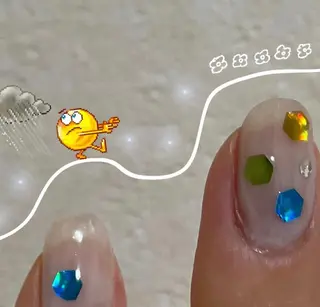 ネイル 栗田 ゆう子のネイルデザイン