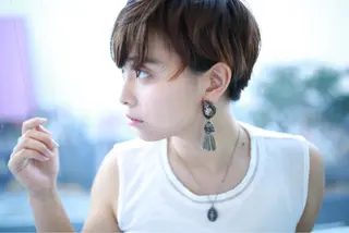 ミディアム カラー パーマ ヘアアレンジ メンズ キッズ ネイル マツエク・マツパ premier modelsのヘアスタイル