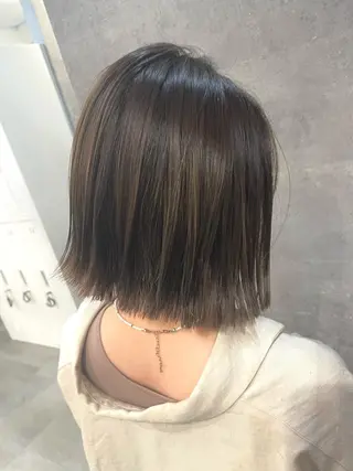 ミディアム カラー Lia所属・皆木 智晴のヘアスタイル