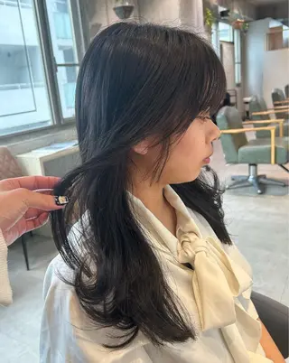 ロング カラー メンズ/艶髪/カラー サクラ🌸のヘアスタイル