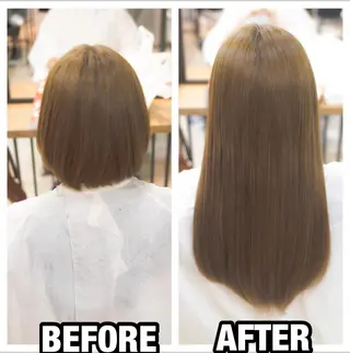 ロング シールエクステ支持率 髪質改善💯sayaのヘアスタイル