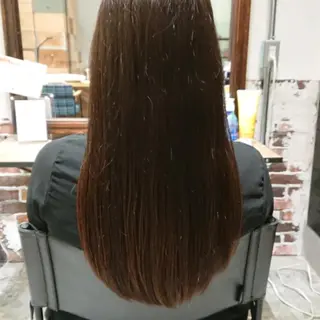 ロング 遠藤 恭子のヘアスタイル