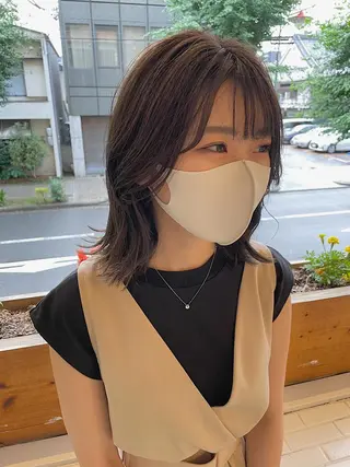 ミディアム COMILE 🌼 SUZUKAのヘアスタイル