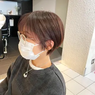 ショート カラー 透明感カラー/ 寺田千雅子のヘアスタイル