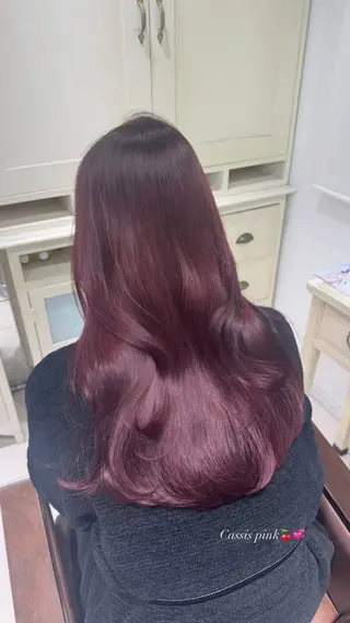 ロング カラー ヘアアレンジ 透明感カラー ai🫧🪞のヘアスタイル