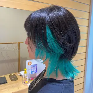 ミディアム カラー RUBEUS【ルベウス】所属・✨艶々カラー🎨 杉本賢人のヘアスタイル