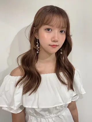 カラー AO所属・RISAKO 艶髪モテヘア🎀府中のヘアスタイル