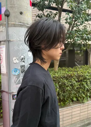 ミディアム パーマ/レイヤー /店長/YURAのヘアスタイル