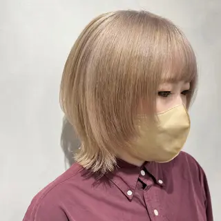 ショート カラー デザインカラー/パー マ🦖外岡咲希🦖のヘアスタイル