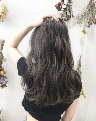 ミディアム Ash 店長　山下達也のヘアスタイル