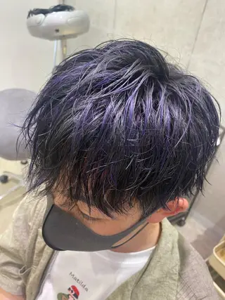 カラー パーマ メンズ 髪質改善/メテオボブ DAISHI✨のヘアスタイル