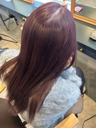 ロング sliver マツイ　レンのヘアスタイル