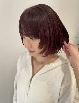 ミディアム 能松 玲奈のヘアスタイル