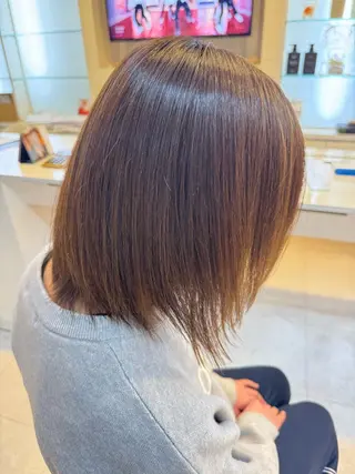 ミディアム パーマ 長屋 裕也のヘアスタイル