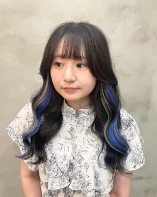 ロング ヘアアレンジ 【ピンク/韓国ヘア/ ヘアセット】亜海のヘアスタイル