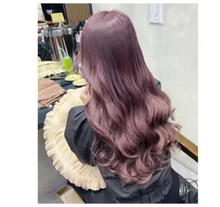 セミロング 濱川響太レディース カットモデルのヘアスタイル