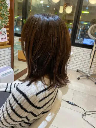 セミロング 伊藤 聖也のヘアスタイル