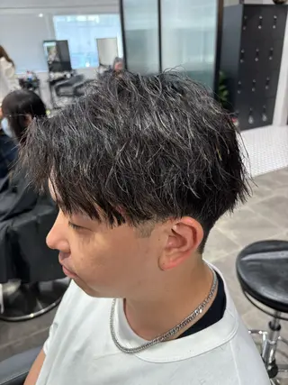 メンズ フェザーパーマ職人 🪽yutoのヘアスタイル