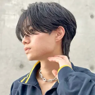 ミディアム ヘアアレンジ メンズ 【池袋メンズ特化】 金本佐介のヘアスタイル