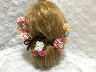 ショート ヘアアレンジ ヘアアンドメイクムタ 新居のヘアスタイル