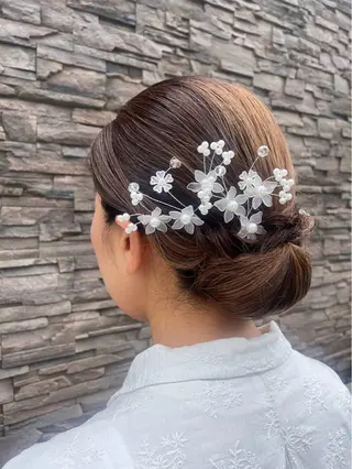 ミディアム ヘアアレンジ 永縄 ゆい真のヘアスタイル