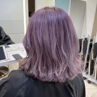 セミロング カラー 波巻パーマ/毛流れ パーマ☘️りゅうせいのヘアスタイル