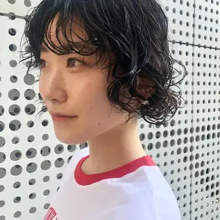 パーマ ショート/パーマ/ カラー/FUKOのヘアスタイル