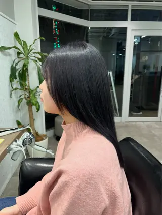 セミロング カラー 🍓艶髪/艶カラー ハイトーン/しんたにのヘアスタイル