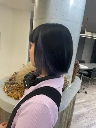 ミディアム ♡似合わせハイトーン ♡maiのヘアスタイル