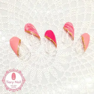 ネイル 💗🪽Tiary Nail🪽💗のネイルデザイン