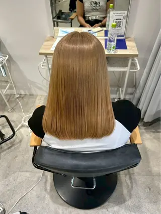 セミロング カラー himari💜 暖色カラー/レイヤーのヘアスタイル