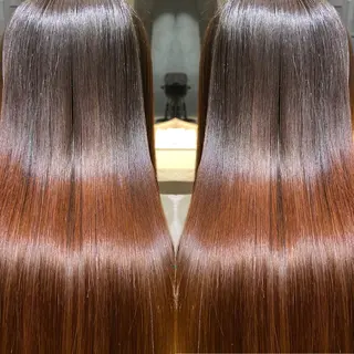 ロング ツバサ 髪質改善のヘアスタイル