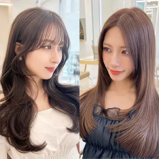 ロング カラー MAEUL NAGOYA所属・前髪顔周り/レイヤー 韓国/桔川恒のヘアスタイル