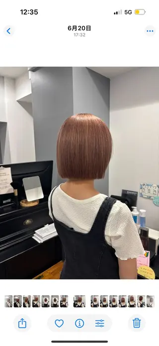 ショート りんと/メンズ/ 艶カラーのヘアスタイル