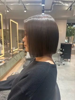 ショート オリーブベージュ/シ ョートボブたまき🧡のヘアスタイル