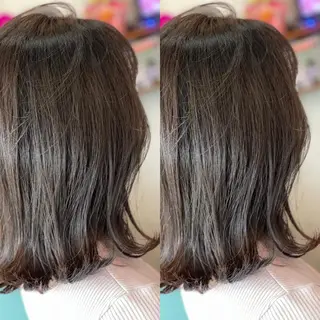 セミロング Snaly カラー特化ページのヘアスタイル