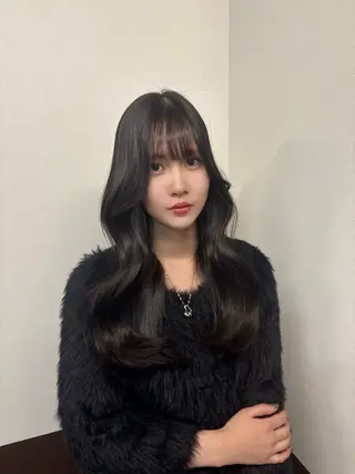 ロング カラー 韓国×髪質改善カラー 💎hinaのヘアスタイル