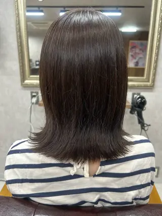 セミロング カラー Lien 深井店のヘアスタイル
