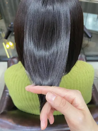 セミロング 石上 沙也香のヘアスタイル