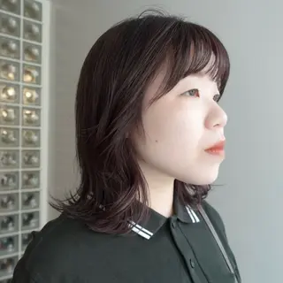 ミディアム カラー ヘアアレンジ 🌐サトウ リョウ🌐のヘアスタイル