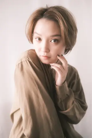 ショート カラー パーマ ショートボブ縮毛矯正 髪質改善のプロ山道潤のヘアスタイル