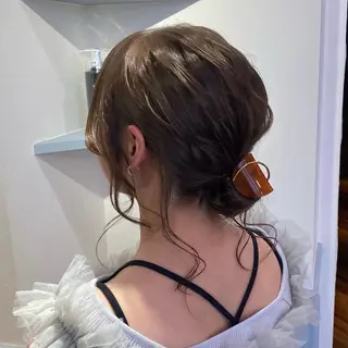 ミディアム カラー eclart ayaのヘアスタイル