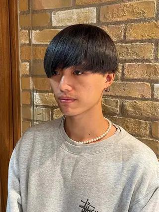 メンズ シャドウパーマ/ 波巻きパーマ/三鷹のヘアスタイル