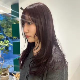 ロング カラー M所属・ハイトーン/透け感 カラー🎀真香のヘアスタイル