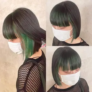 カラー 渋谷:インナーカラー ／🍒エリカ🍒のヘアスタイル