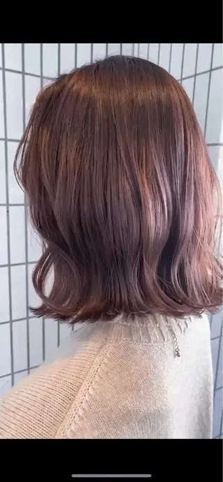 ミディアム カラー ヘアアレンジ ハットリ /北習志野のヘアスタイル