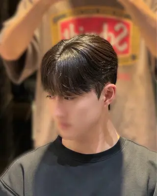 ショート パーマ メンズ YUKI🇰🇷 カルマ／ダウンパーマのヘアスタイル