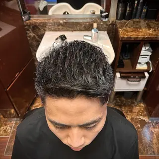 ショート メンズ ヒロ銀座ヘアーサロン恵比寿店所属・💈下川 恭平💈のヘアスタイル