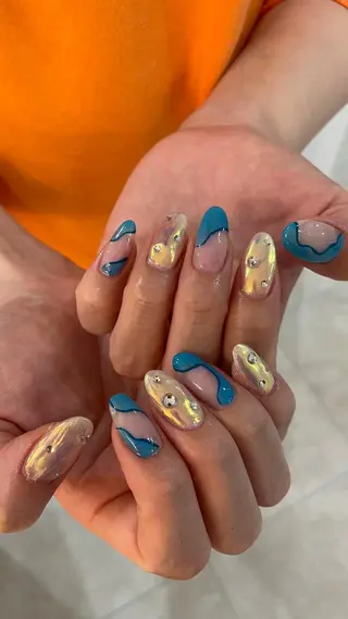 ネイル 栗田 ゆう子のネイルデザイン